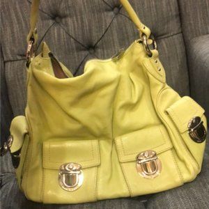 MARC JACOBS Chic! Very Rare! 💚 Pistachio/Chartreuse Green Genuine Leather Hobo